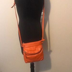 3/$15.  💵 Orange crossbody purse